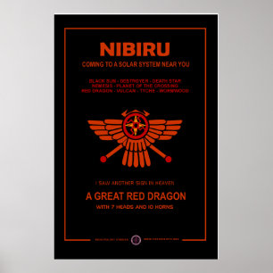 Affiche Nibiru - Planète de l'affiche de passage