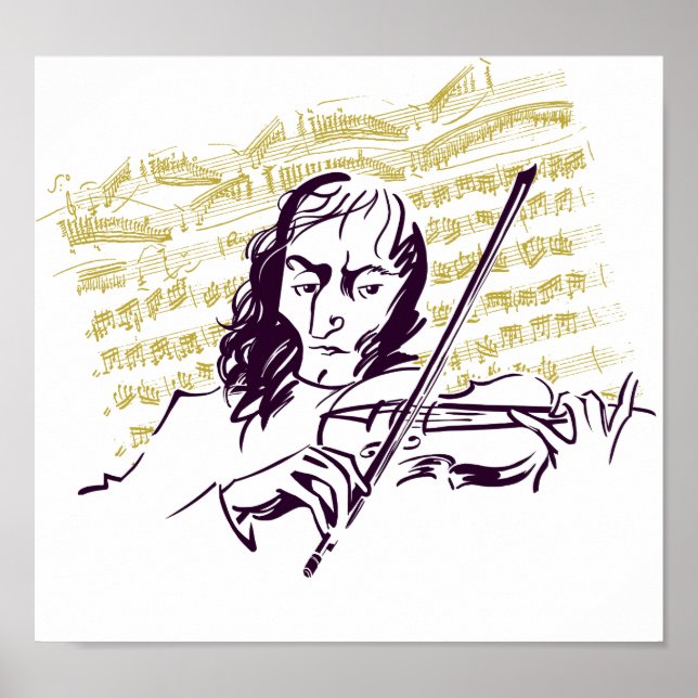 Affiche Niccolo Paganini (Devant)