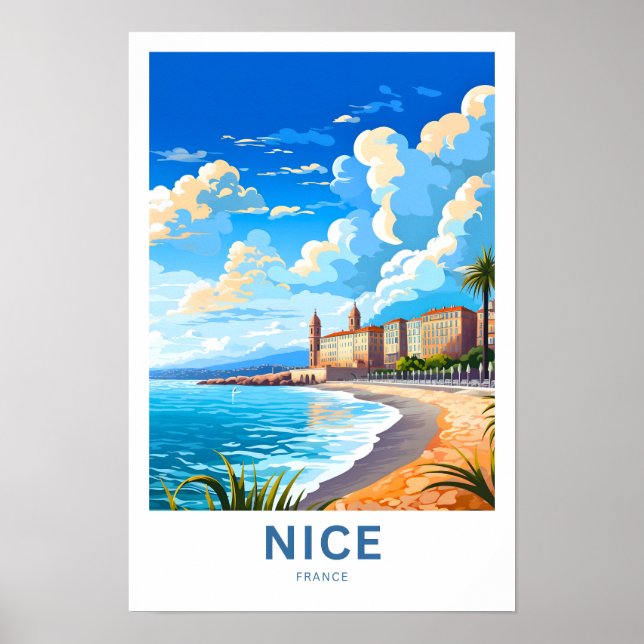 Affiche Nice France - Imprimer (Devant)
