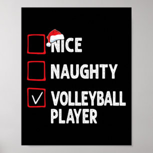 Affiche Nice Joueur de volley-ball coquin Garçons Fille de