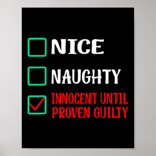 Affiche Nice Naughty Innocent Jusqu'À La Culpabilité Prove
