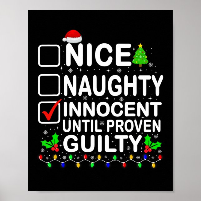 Affiche Nice Naughty Innocent Jusqu'À La Culpabilité Prove (Devant)