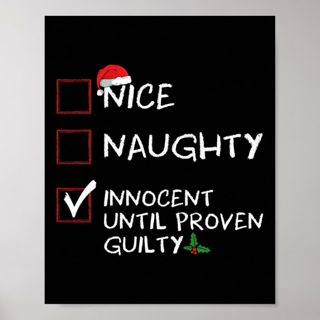 Affiche Nice Naughty Innocent Jusqu'À La Culpabilité Prove (Devant)