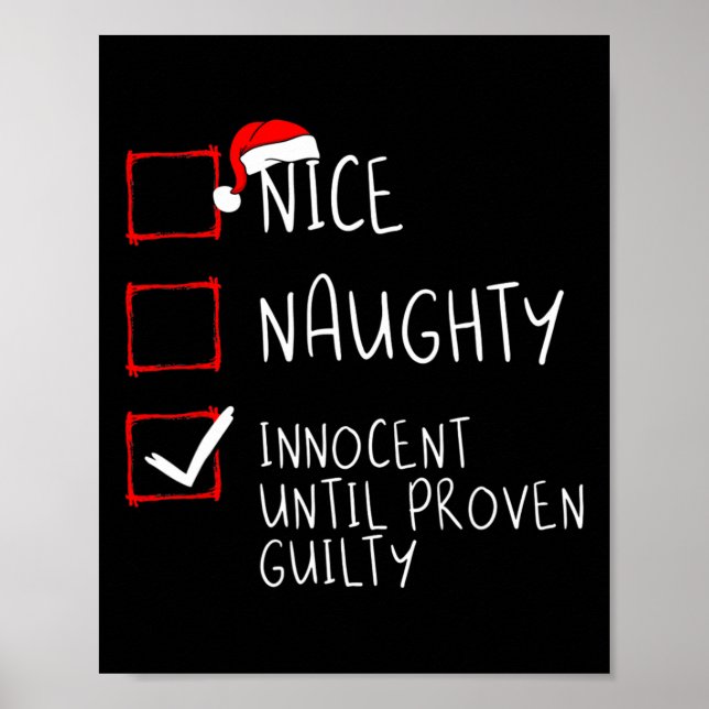 Affiche Nice Naughty Innocent Jusqu'À La Culpabilité Prove (Devant)