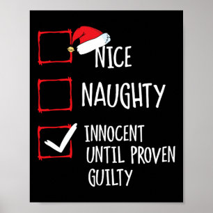 Affiche Nice Naughty Innocent Jusqu'À La Culpabilité Prove