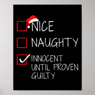 Affiche Nice Naughty Innocent Jusqu'À La Culpabilité Prove