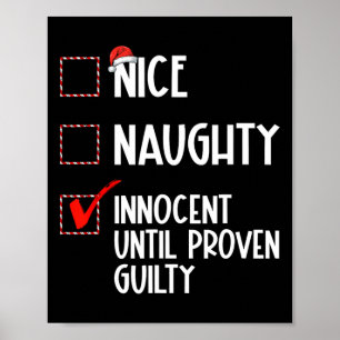 Affiche Nice Naughty Innocent Jusqu'À La Culpabilité Prove