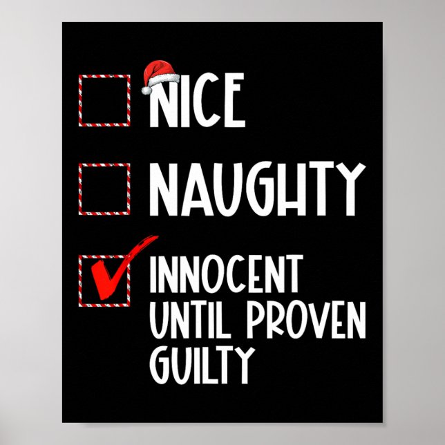 Affiche Nice Naughty Innocent Jusqu'À La Culpabilité Prove (Devant)