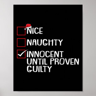 Affiche Nice Naughty Innocent Jusqu'À La Culpabilité Prove