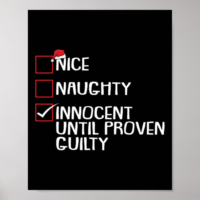 Affiche Nice Naughty Innocent Jusqu'À La Culpabilité Prove (Devant)