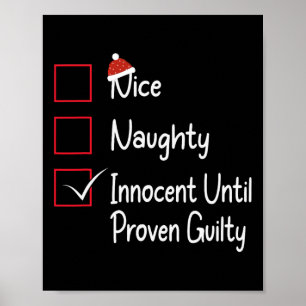 Affiche Nice Naughty Innocent Jusqu'À La Culpabilité Prove