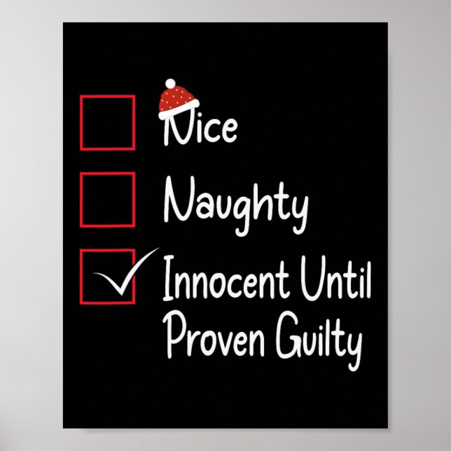Affiche Nice Naughty Innocent Jusqu'À La Culpabilité Prove (Devant)
