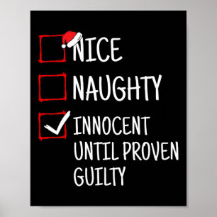 Affiche Nice Naughty Innocent Jusqu'À La Culpabilité Prove