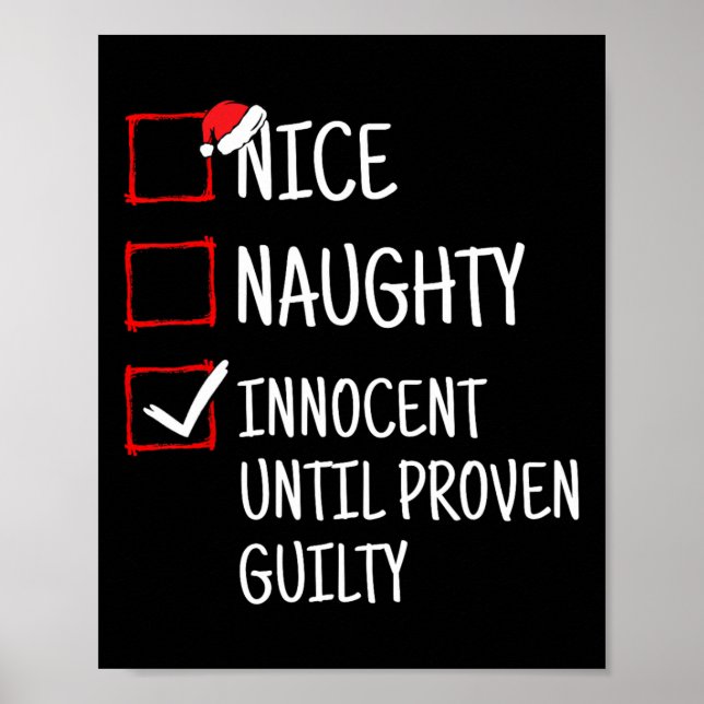 Affiche Nice Naughty Innocent Jusqu'À La Culpabilité Prove (Devant)