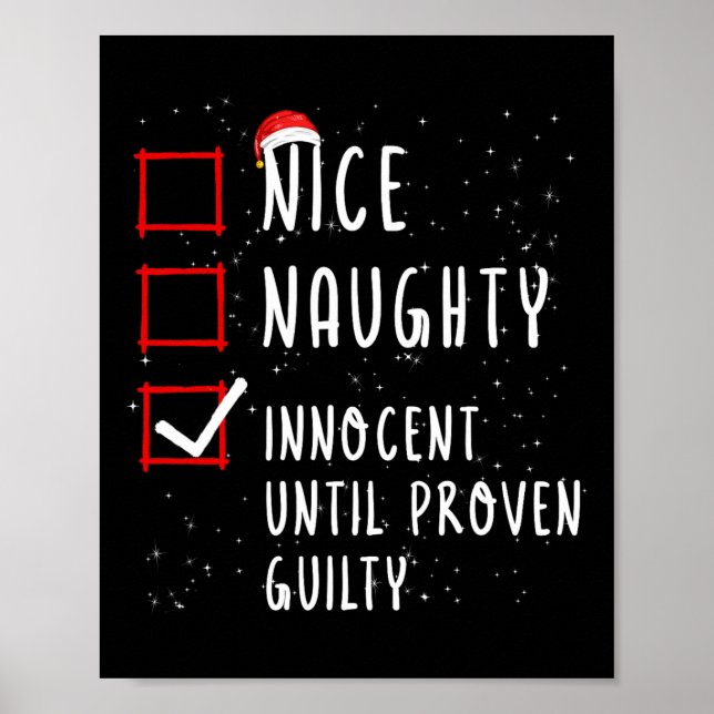 Affiche Nice Naughty Innocent Jusqu'À La Culpabilité Prove (Devant)