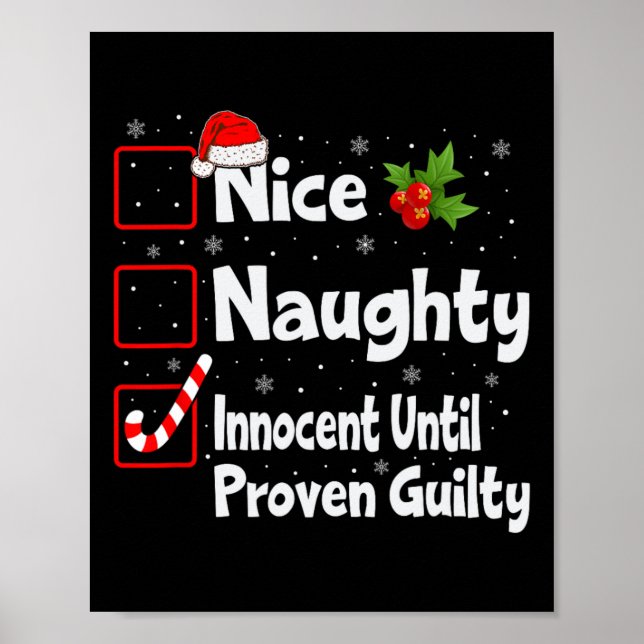 Affiche Nice Naughty Innocent Jusqu'À La Culpabilité Prove (Devant)