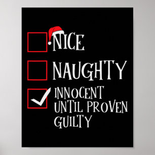 Affiche Nice Naughty Innocent Jusqu'À La Culpabilité Prove