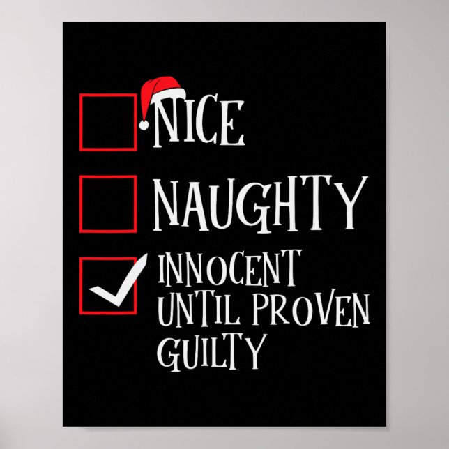 Affiche Nice Naughty Innocent Jusqu'À La Culpabilité Prove (Devant)