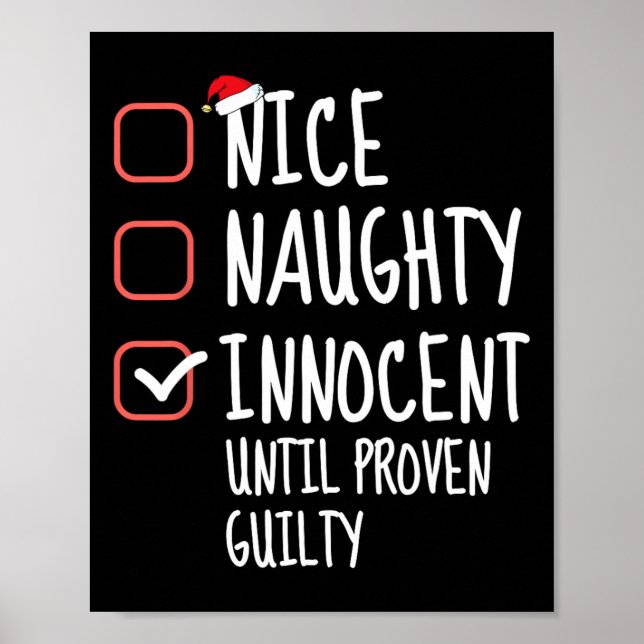 Affiche Nice Naughty Innocent Jusqu'À Prouver Coupable Fam (Devant)