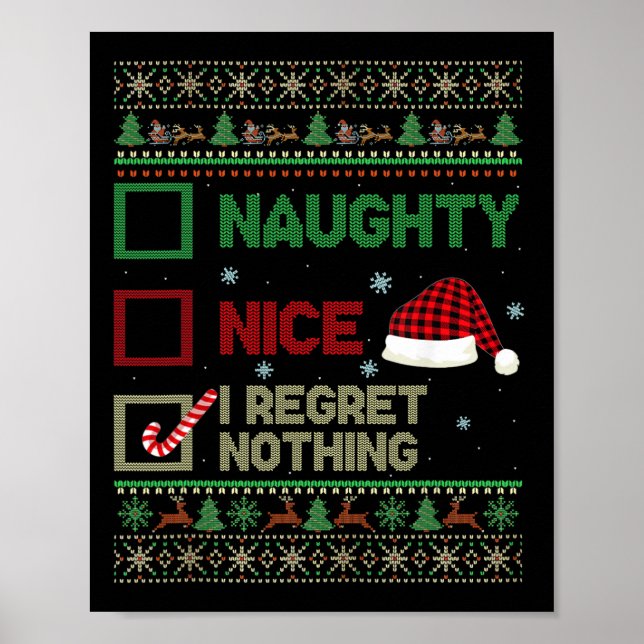 Affiche Nice Naughty Je Regrette Rien Génial Sweater Chris (Devant)
