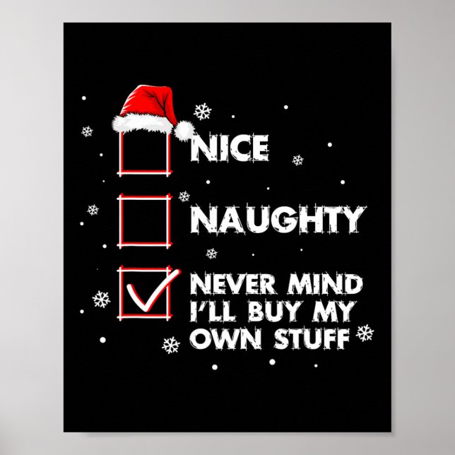 Affiche Nice Naughty Ne t'en fais jamais Je vais acheter m (Devant)