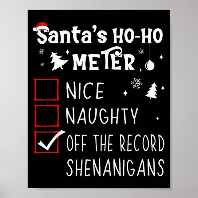 Affiche Nice Naughty Off The Record Shenanigans Christmas  (Devant)