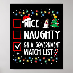 Affiche Nice Naughty Sur Une Liste De Surveillance Du Gouv