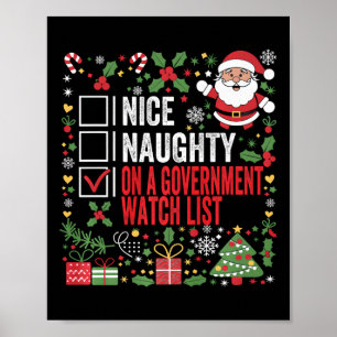 Affiche Nice Naughty Sur Une Liste De Surveillance Du Gouv