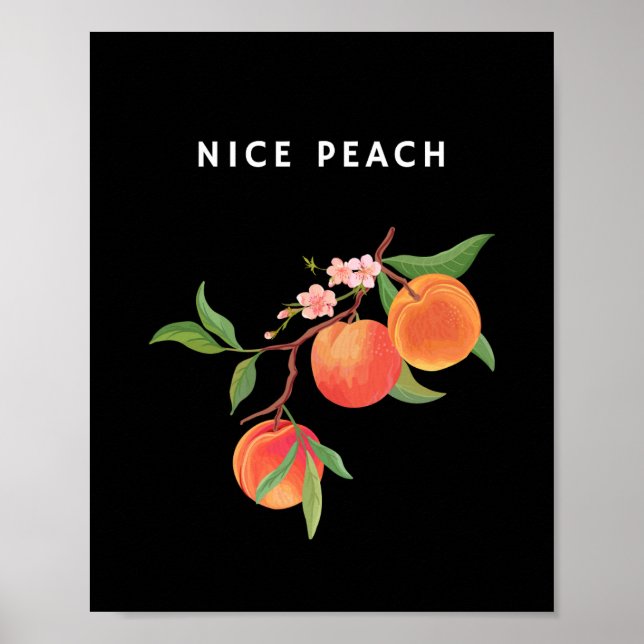 Affiche Nice Peach Wall Art (Devant)