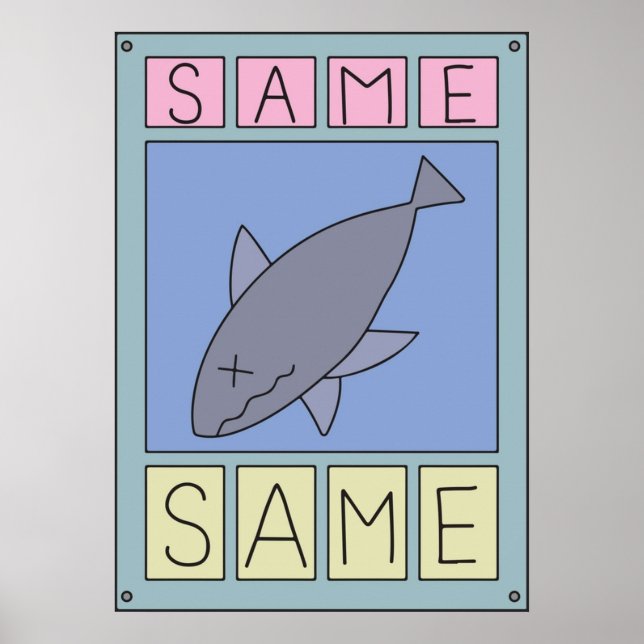 Affiche Nichijou Même Requin (Devant)