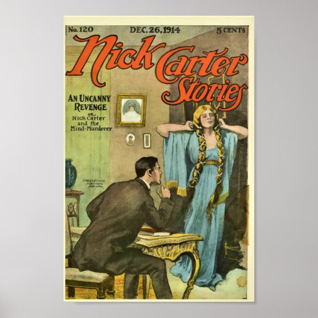 Affiche Nick Carter Stories 120 - Une Insolite Revenge (Devant)