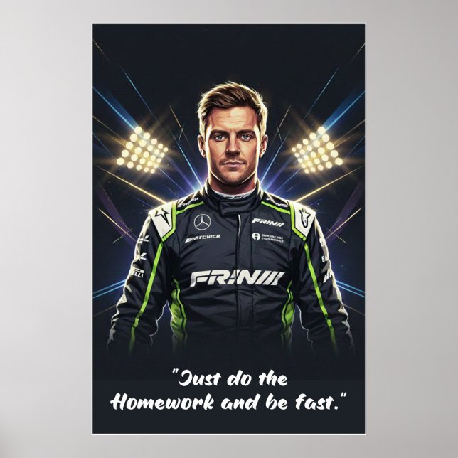 Affiche Nico Hülkenberg (Devant)