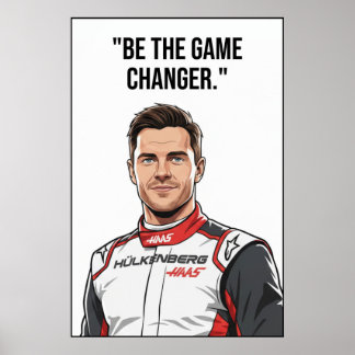 Affiche Nico Hülkenberg Racing Vector – Be the Game Change