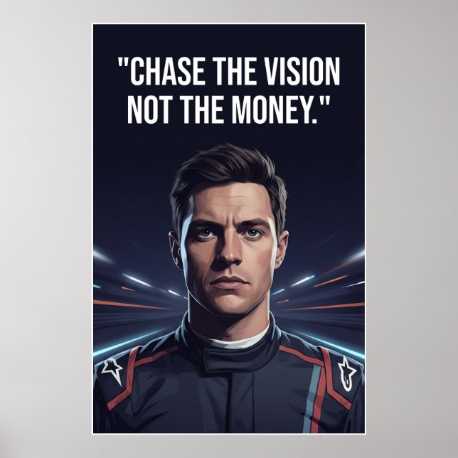 Affiche Nico Hülkenberg Racing Vector – Chase the Vision (Devant)