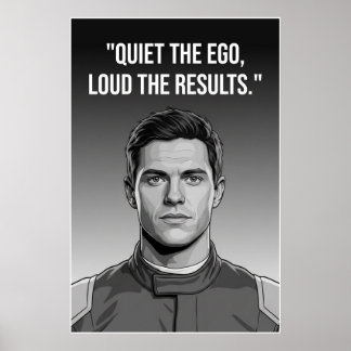 Affiche Nico Hülkenberg Racing Vector – Faire taire l'ego 