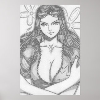 Affiche Nico Robin ~ Enfant du Diable