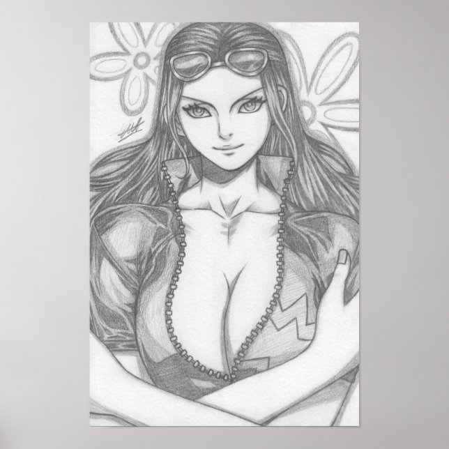 Affiche Nico Robin ~ Enfant du Diable (Devant)