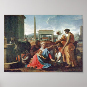 Affiche Nicolas Poussin - Repose sur le vol pour l'Egypte