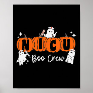 Affiche Nicu Boo Crew Costume Citrouille fantôme Nicu Nurs
