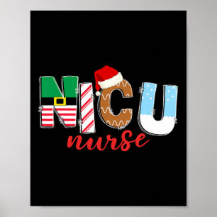 Affiche Nicu Christmas Nicu Nurse Xmas Party Nicu Nurse