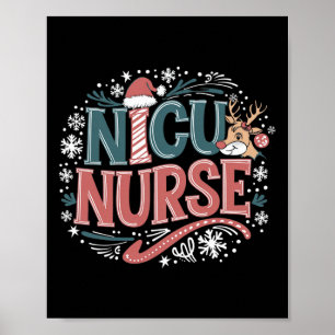 Affiche Nicu Infirmière Soirée De Noël À Travers Le Holi