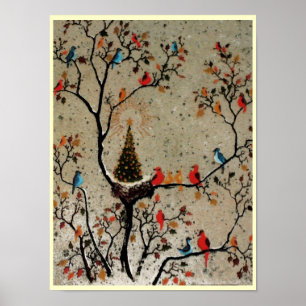 Affiche Nid d'arbre de Noël ~ Imprimer l'affiche