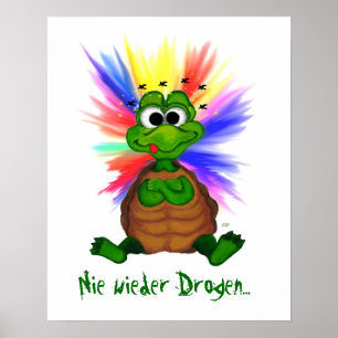 Affiche Nie wieder Drogen