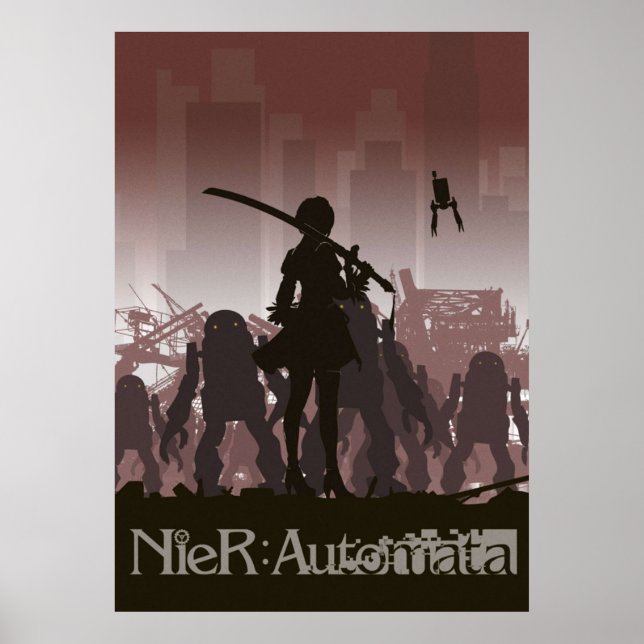 Affiche Nier Automata (Devant)
