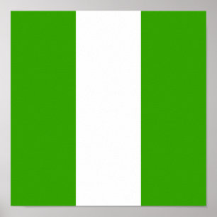 Affiche Nigeria Drapeau Afrique Nigérian Pays Pays Home Pa