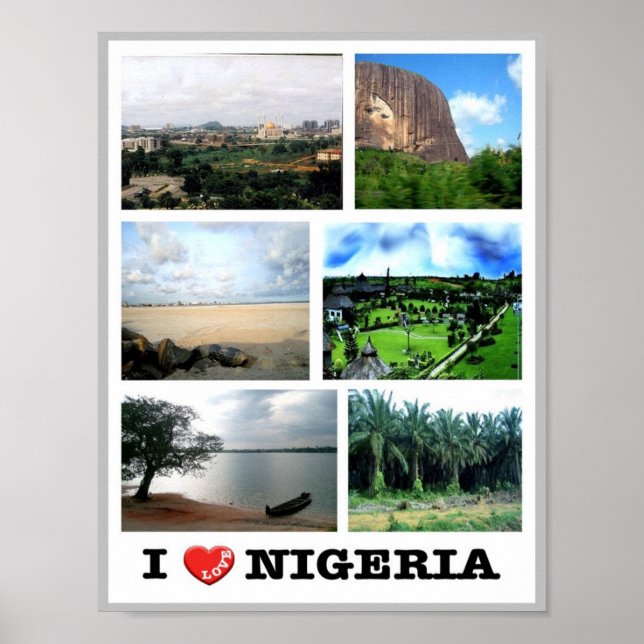 Affiche Nigeria - I Love - (Devant)