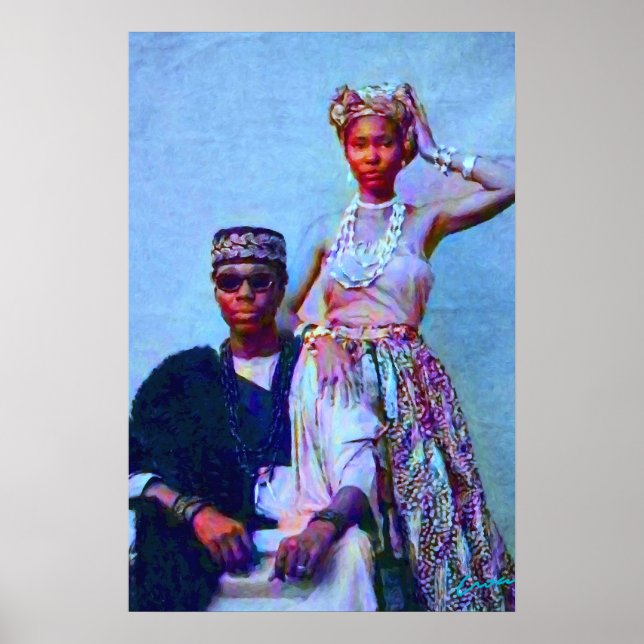 Affiche Nigerian Couple Portrait (Devant)