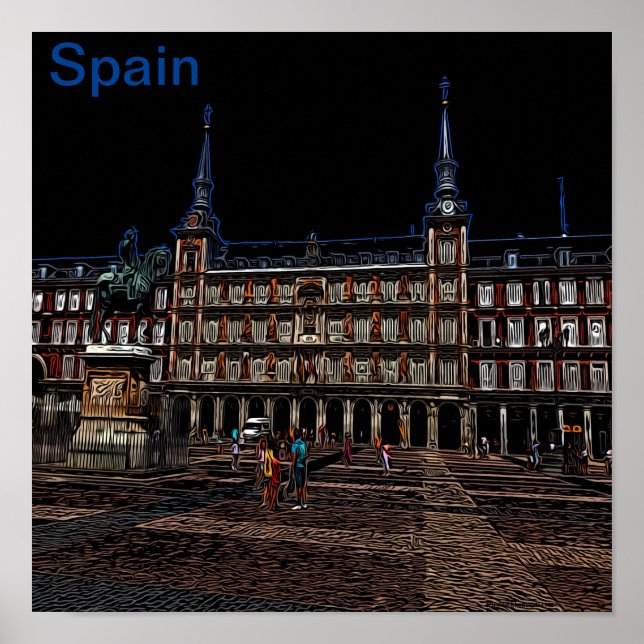 Affiche Night Art de Madrid (Devant)
