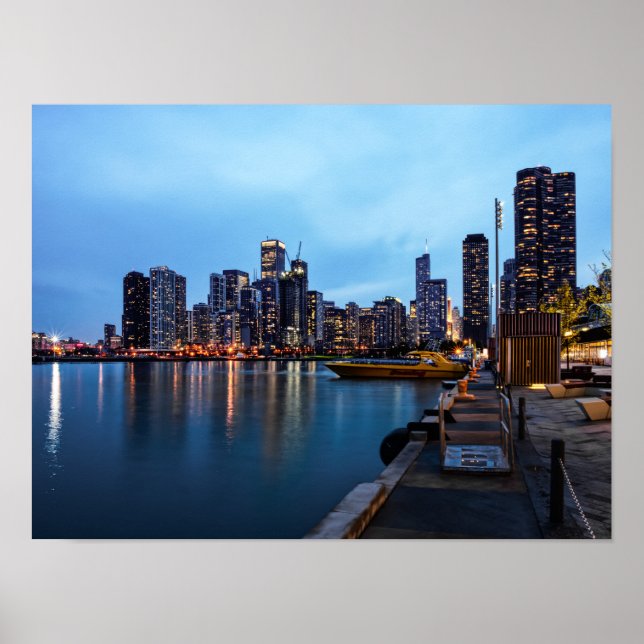 Affiche Night At Navy Pier (Devant)