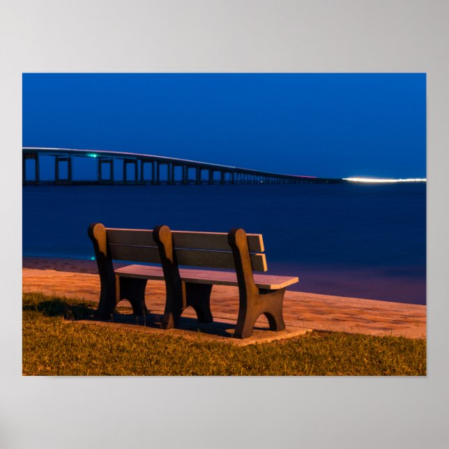 Affiche Night Bench Invite to Sit (Devant)